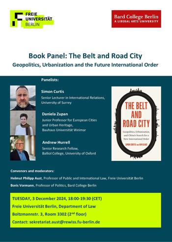 Poster Book Panel "The Belt and Road City" with Simon Curtis