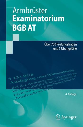 Examinatorium BGB, 4. Aufl.
