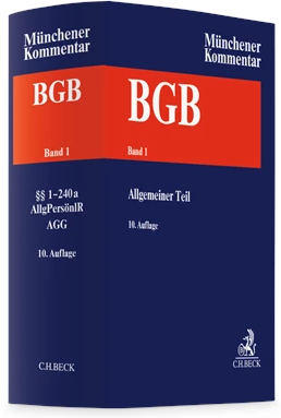 MünchKomm-BGB, Band 1, 10. Aufl. 2025